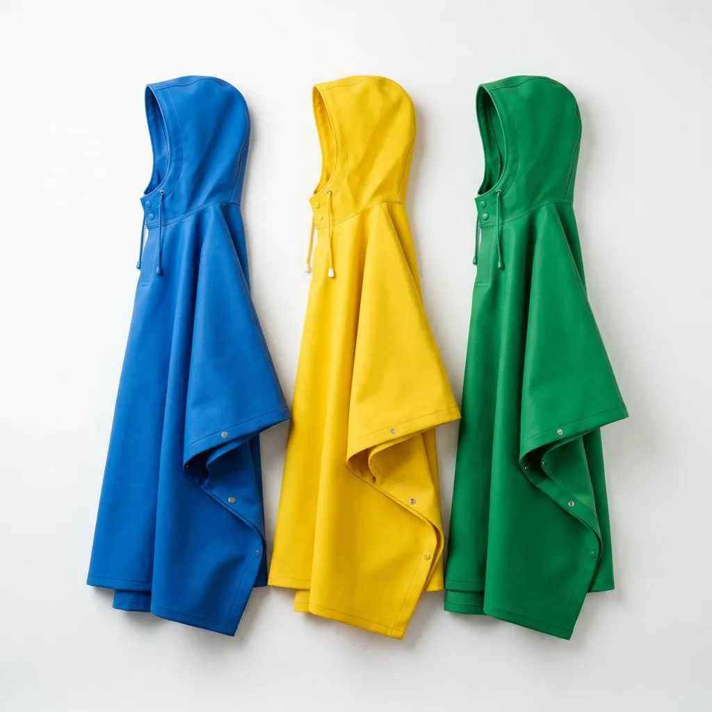 EVA Rain Poncho - Reusable Rain Protection